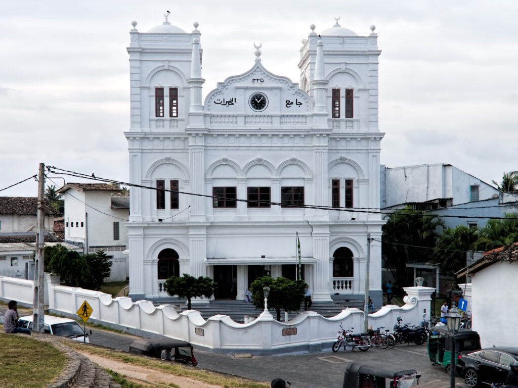 Hidden places in Galle Fort: Meeran Jumma Mosque showcasing the cultural heritage of Galle Fort